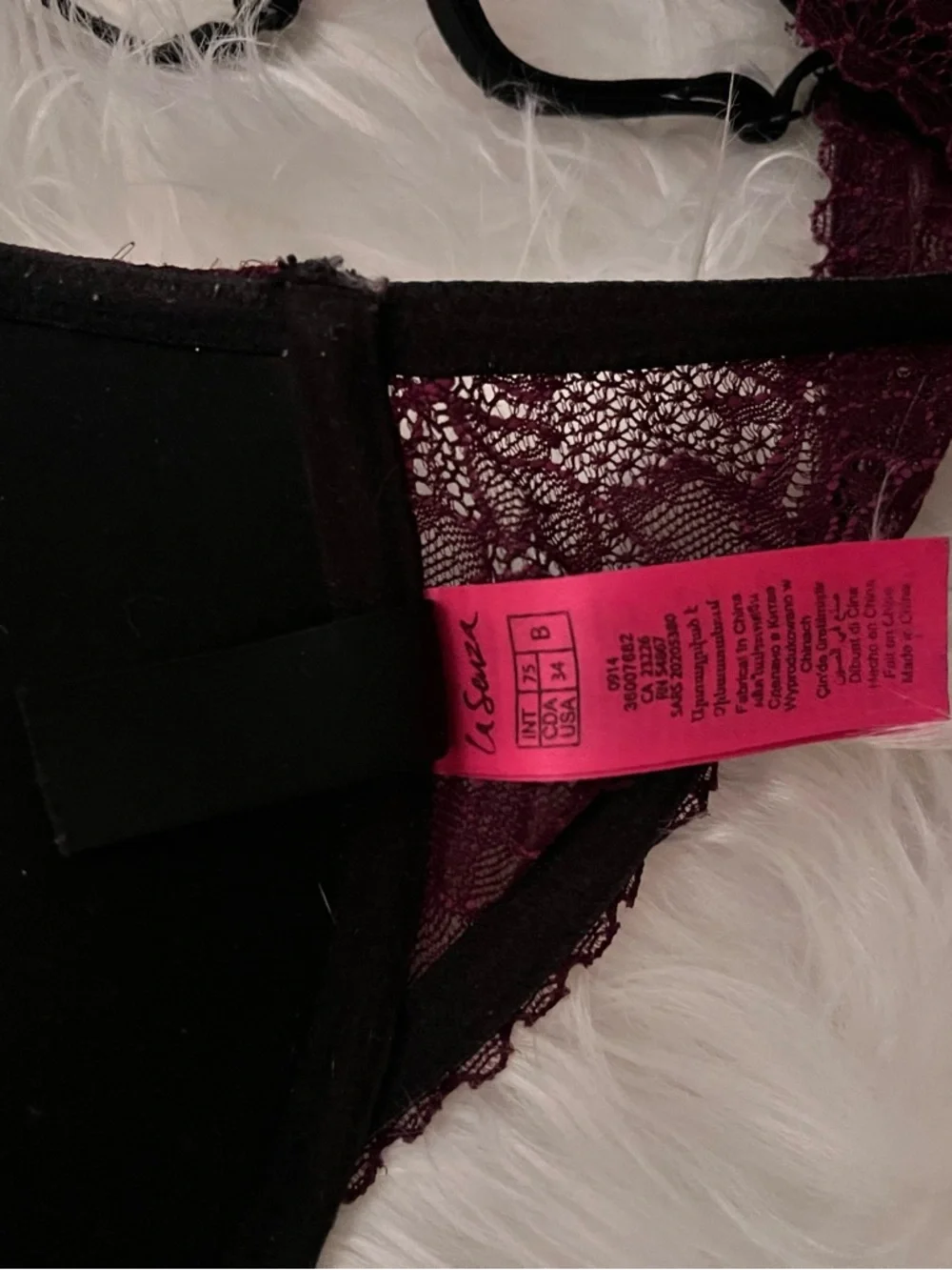 Ultra  Push-Up Bra in Burgundy - Women Intimates - Picture 4 of 4